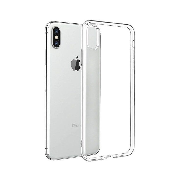 Epico silikona futrālis iPhone XS Max - caurspīdīgs balts