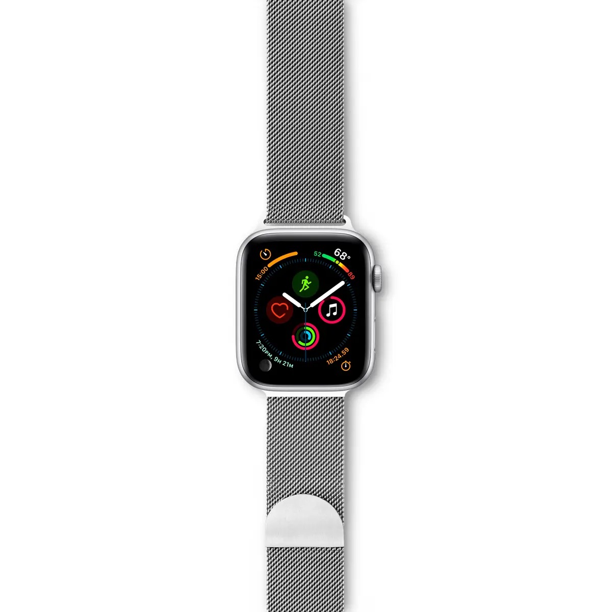 Epico Milanese rihm Apple Watchile 38/40 mm - hõbedane