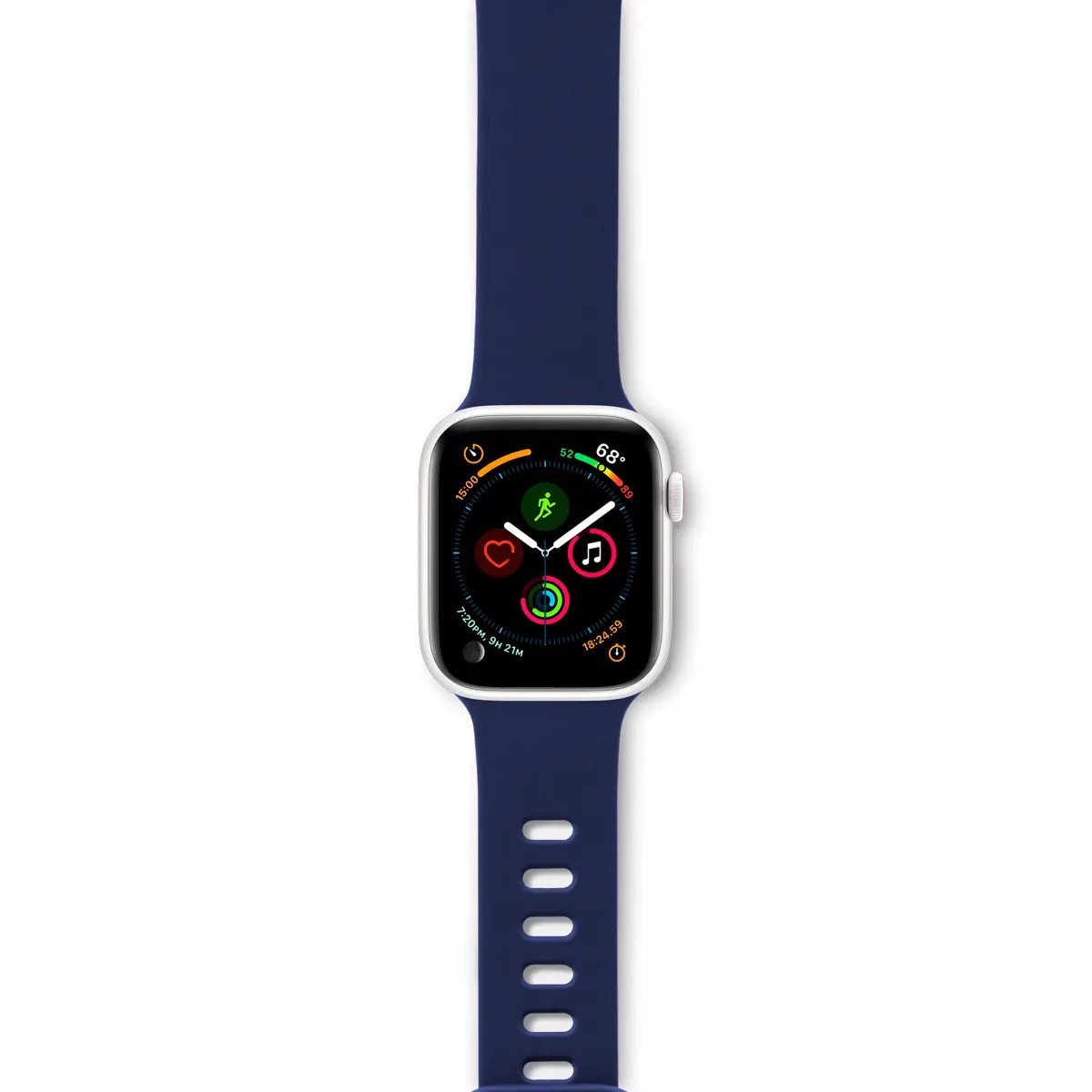 Epico silikona siksniņa Apple Watch 42/44 mm - zila