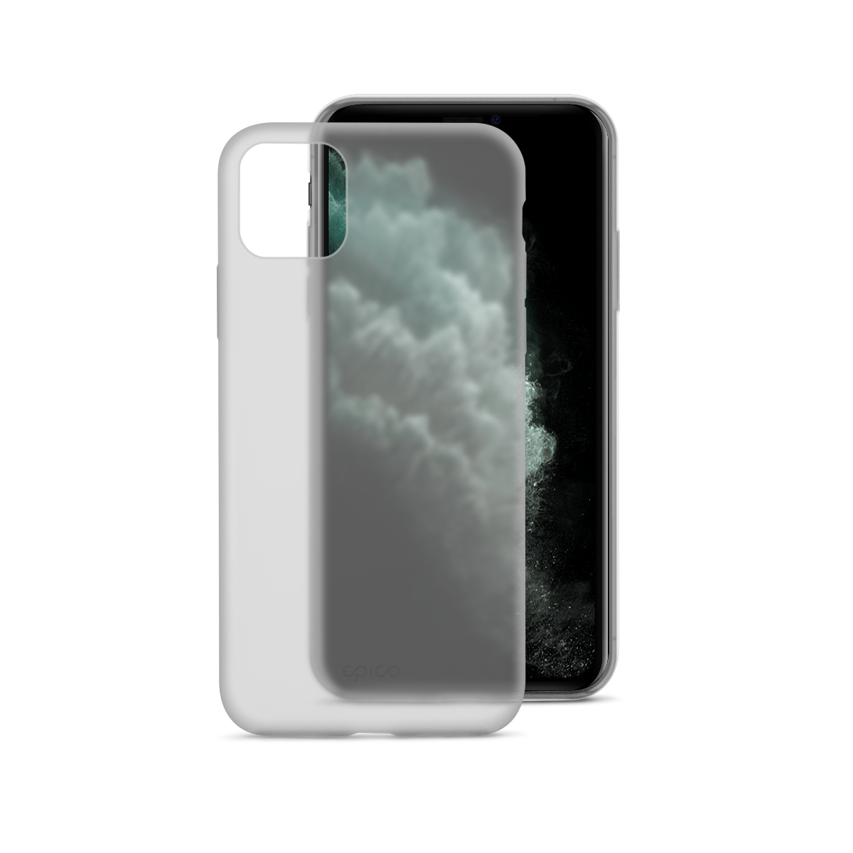 Epico Silicone Case for iPhone 11 Pro Max - transparent black