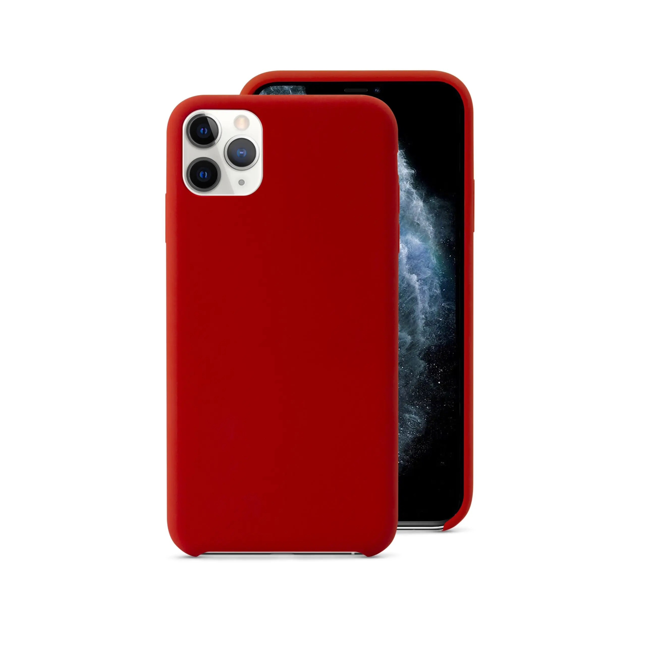 Epico Silicone Case for iPhone 11 Pro Max - red