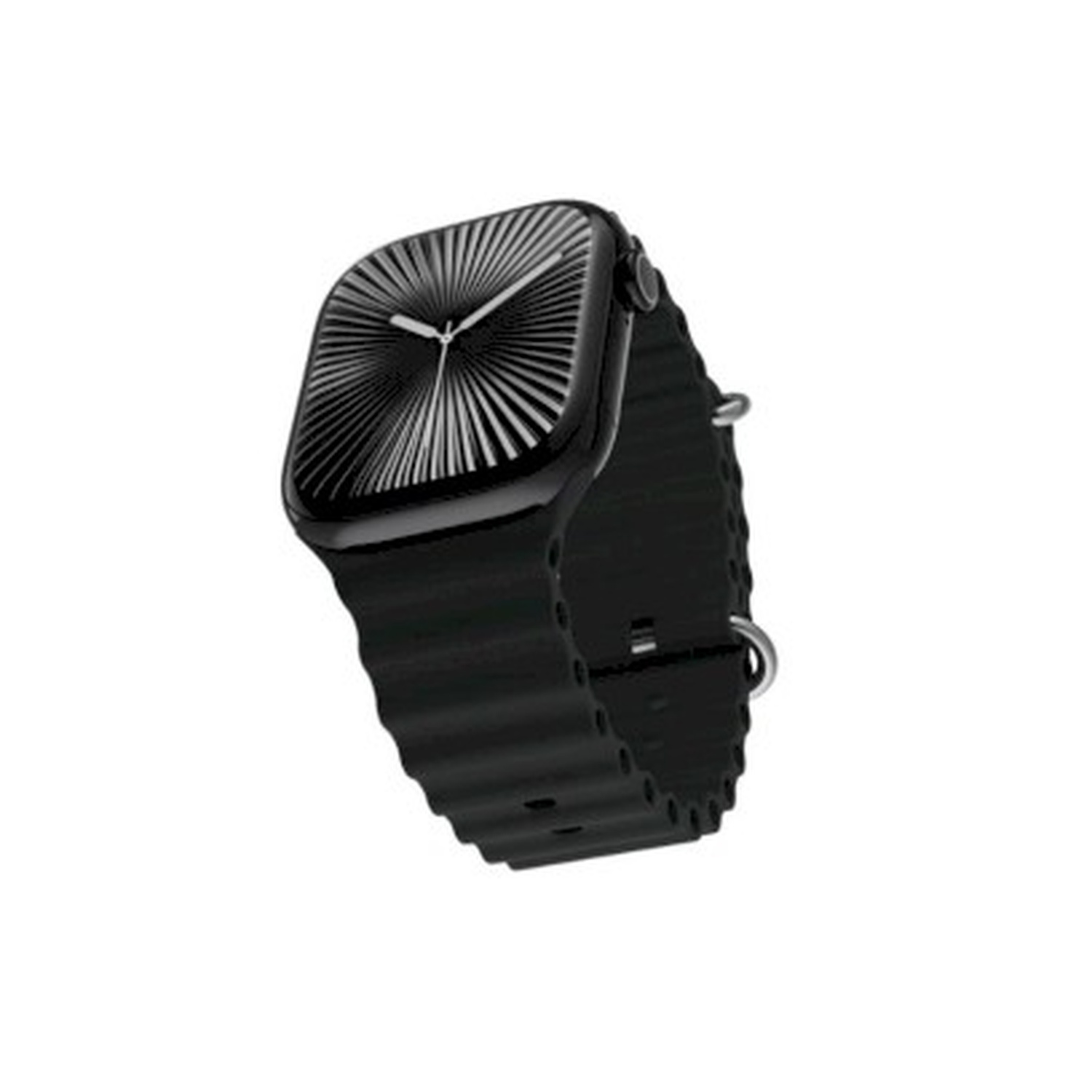 Epico Band Ocean Apple Watch 38/40/41 - Black Silicone