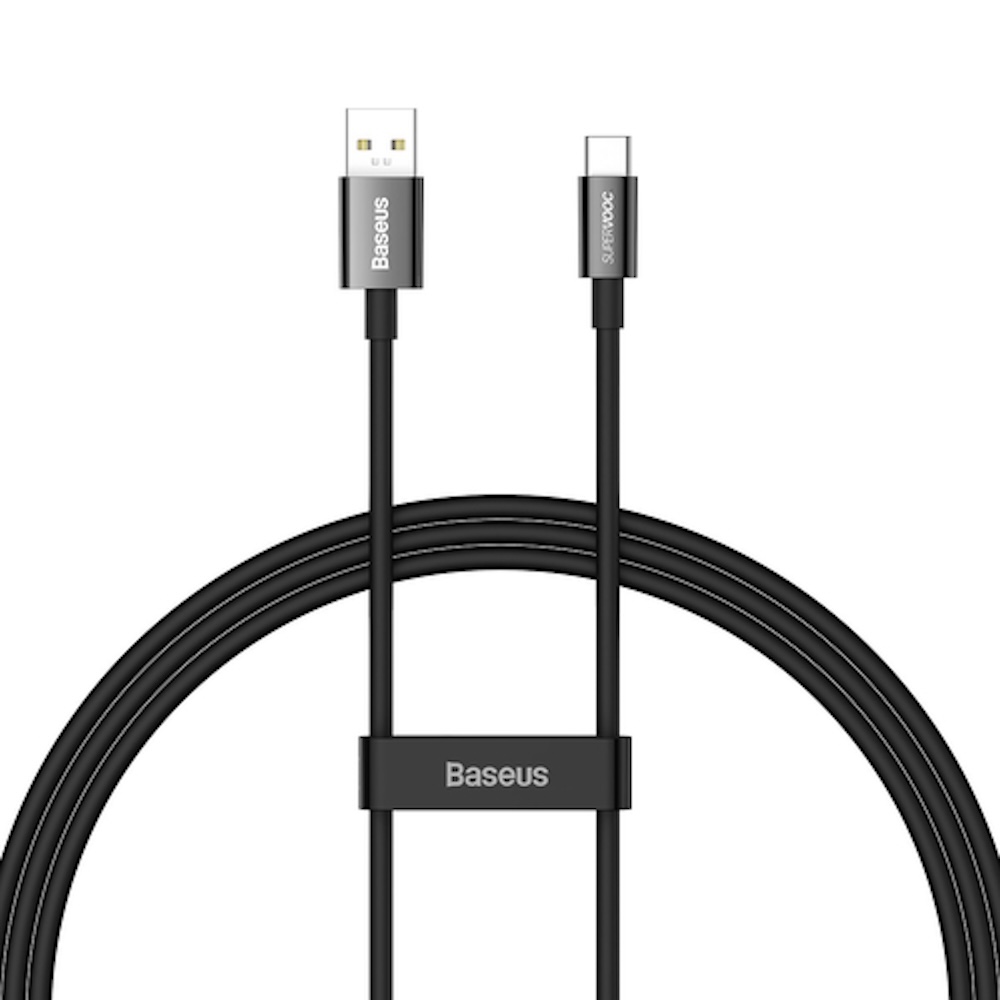 Baseus Cable 65 W USB-A to USB-C 1m - Black