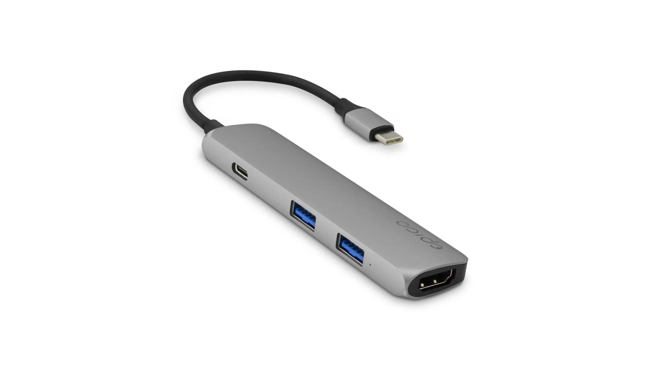 Epico USB Type-C HUB 4K HDMI – erdvinė pilka/juoda