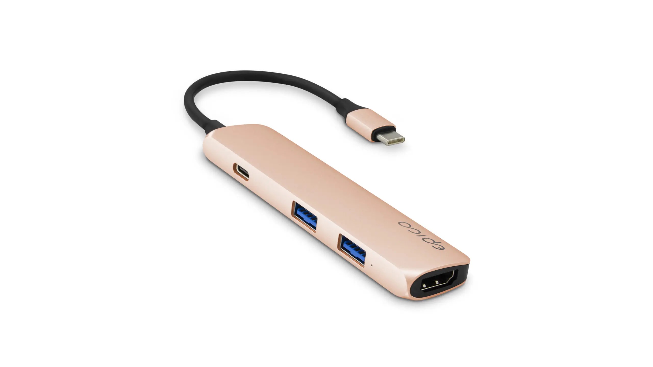 Epico USB Type-C HUB 4K HDMI – kuldne/must