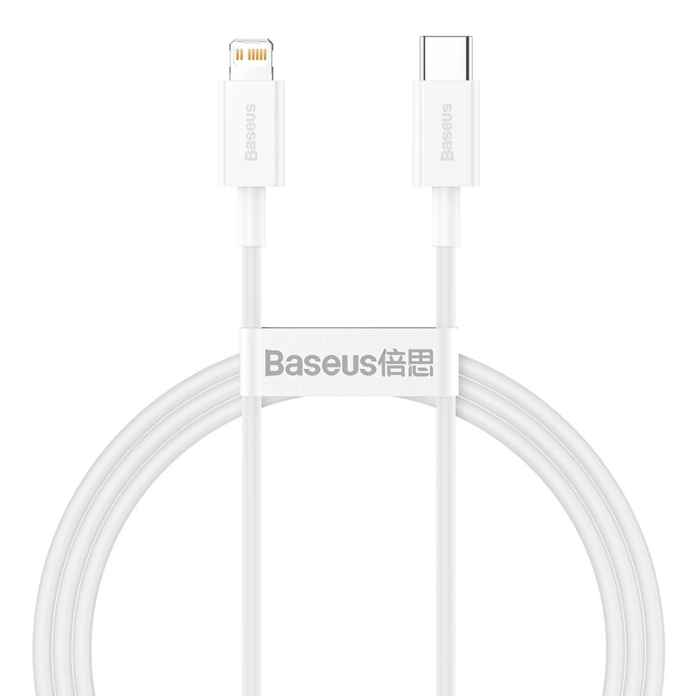 Baseus Cable USB-C to Lightning 1m - White