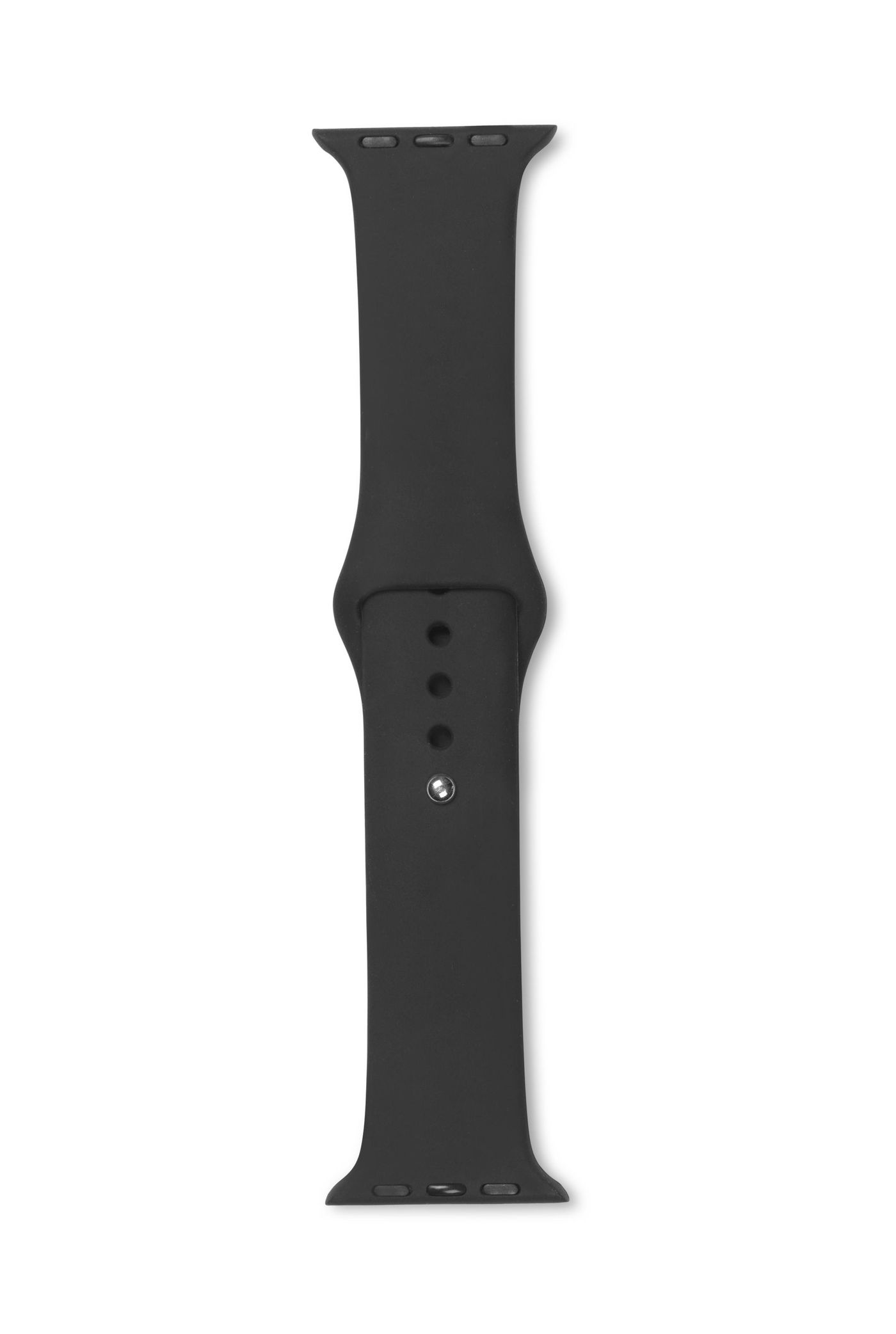 eStuff Band Apple Watch 38/40/41 - Black Silicone