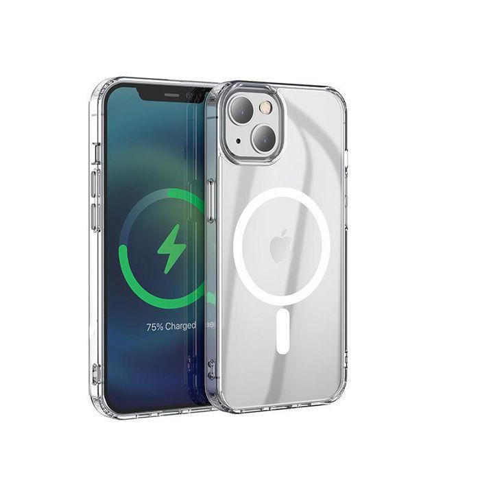 eSTUFF iPhone 13 mini BERLIN Magnetic Hybrid Case - Transparent