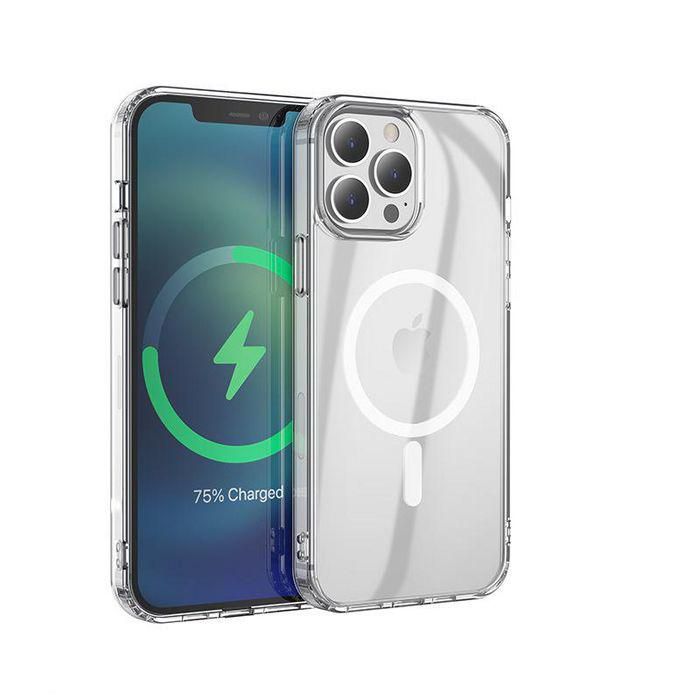 eSTUFF iPhone 13 Pro BERLIN Magnetic Hybrid Case - Transparent