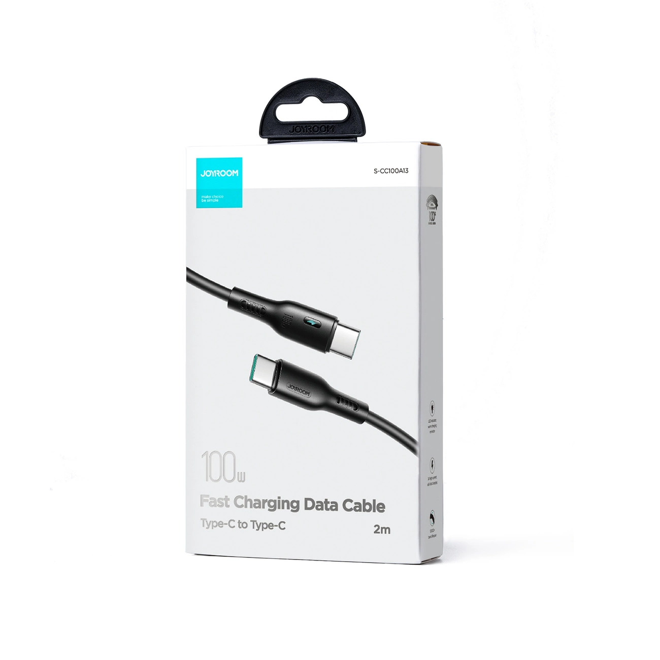 Joyroom Fast Charging Data Cable Tipe-C to Type-C 100W 2m - black