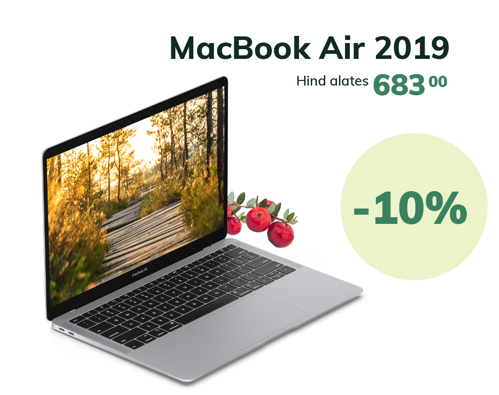 Macbook Air 2019 alates 683€