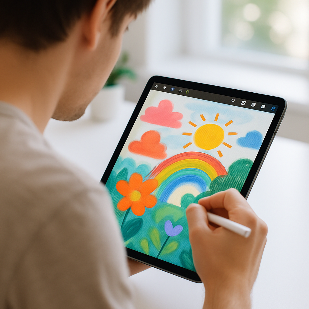 Joonistamine iPadil avab põneva digitaalse loomingulisuse maailma, kus sul pole vaja muretseda päris pintslite puhastamise, kunstitarvikute ostmise või paberi r